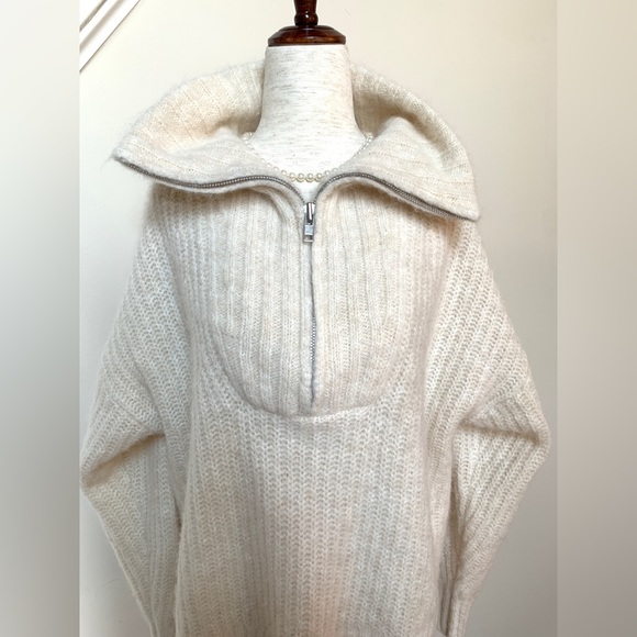 A.L.C. Zip Wool Blend Sweater - Picture 8 of 14